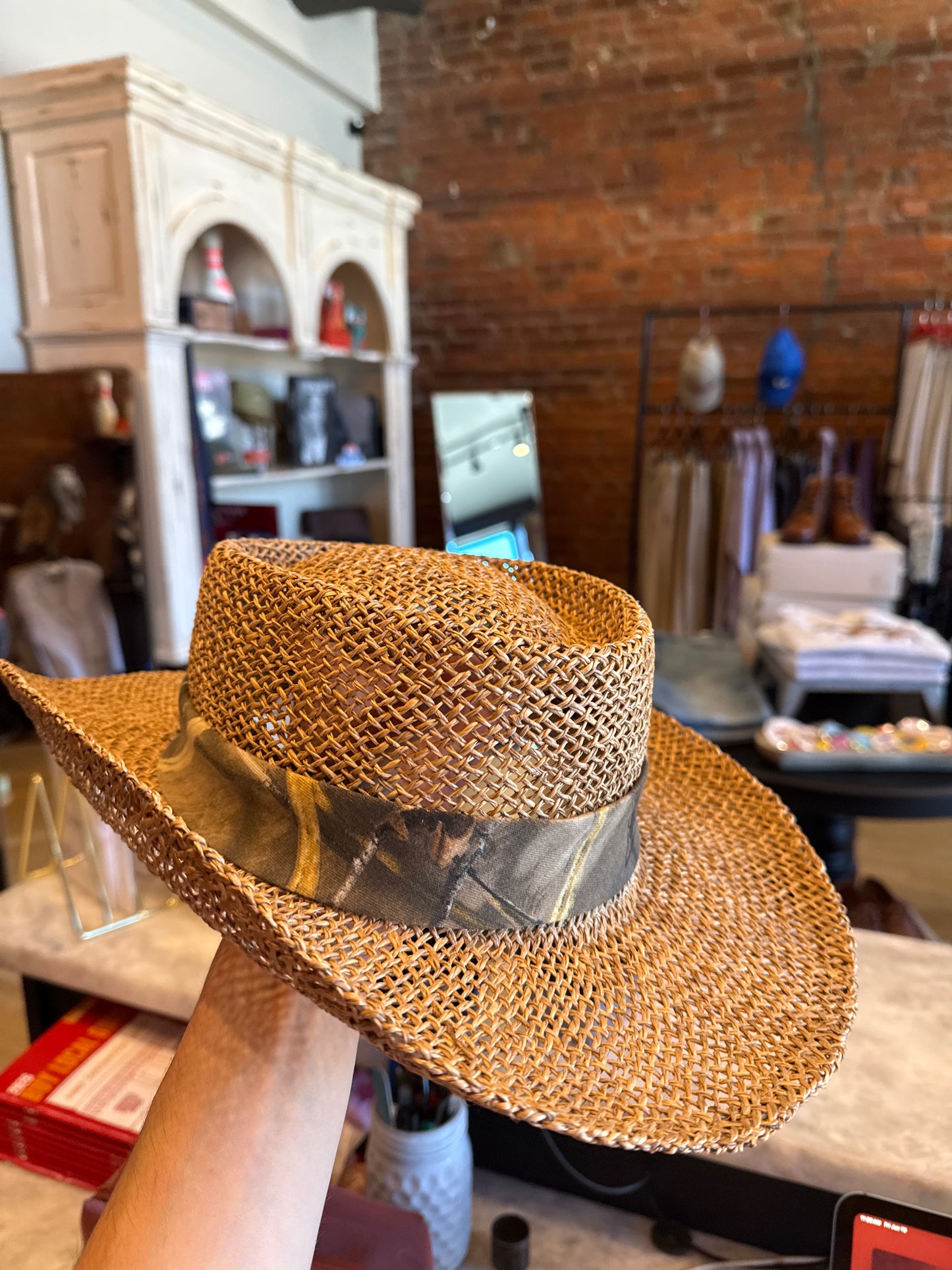 Budweiser Straw Cowboy Hat