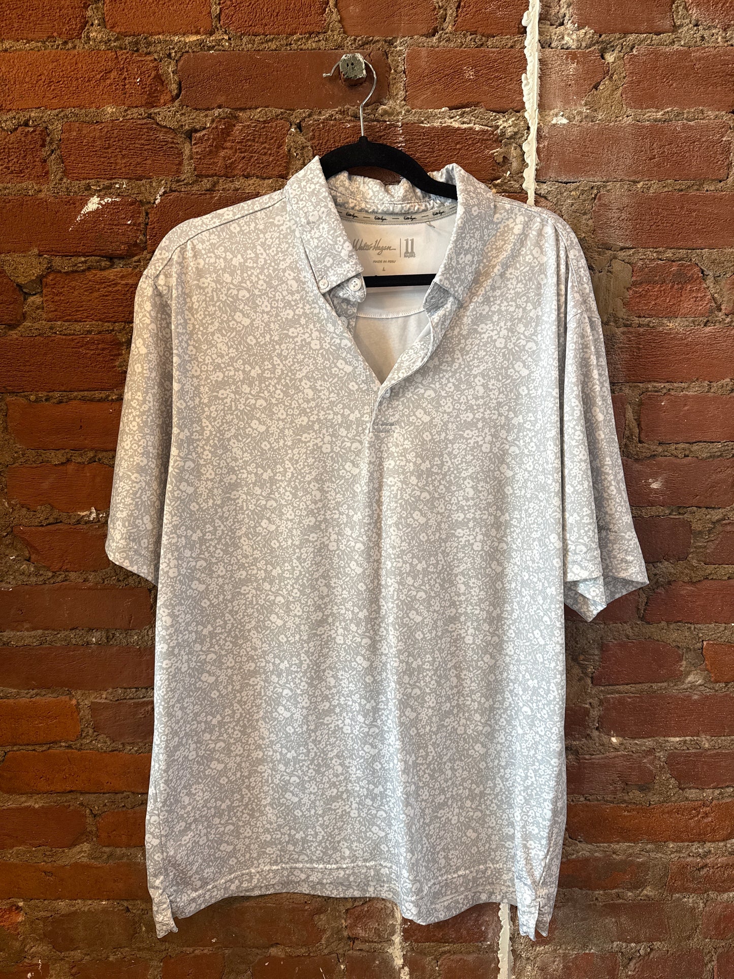 WH Grey Floral Polo