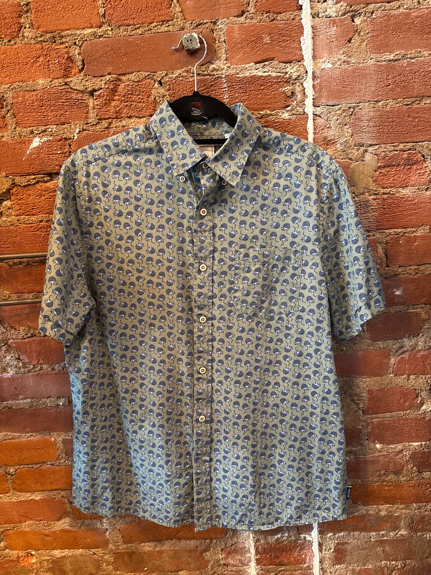 ROWM Green Coconut Button Up