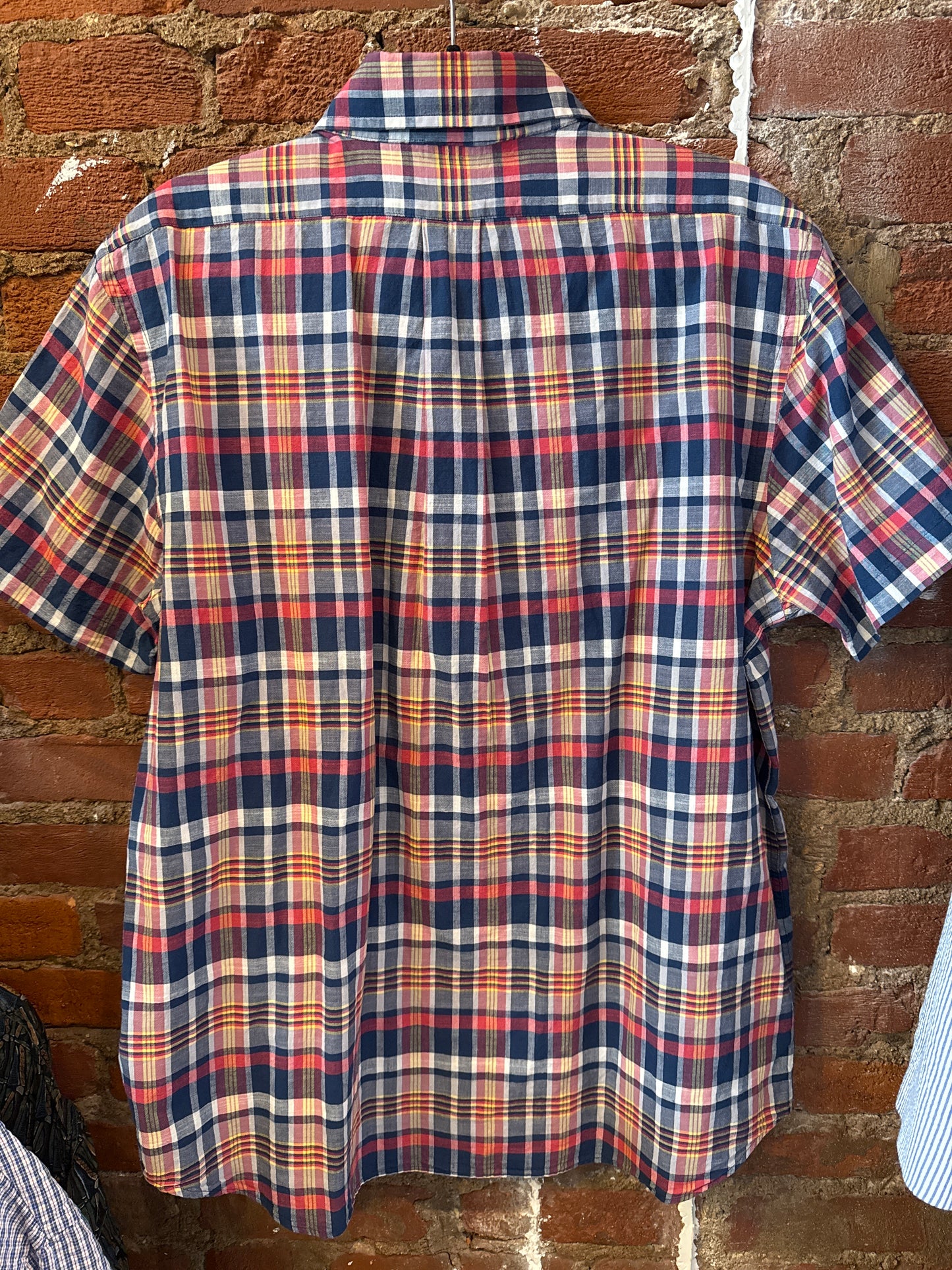 Brooks Brothers Plaid Cotton Button Up
