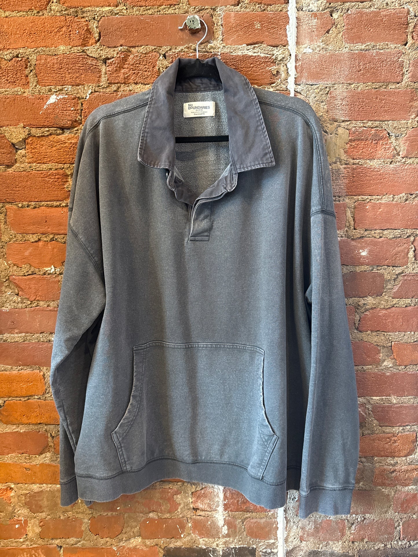NB Grey Collard Pullover