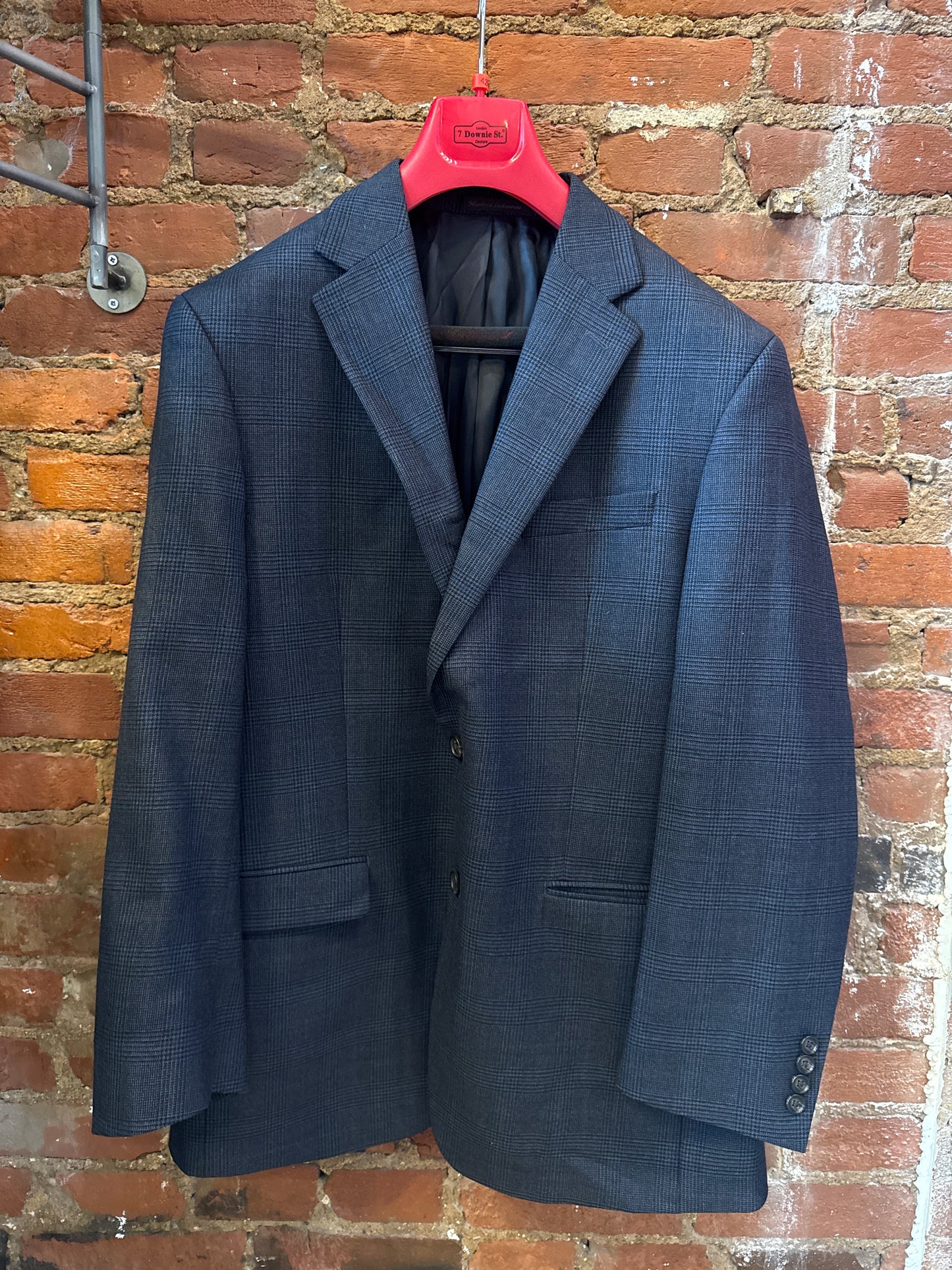 RL Navy Houndstooth Jacket 42R