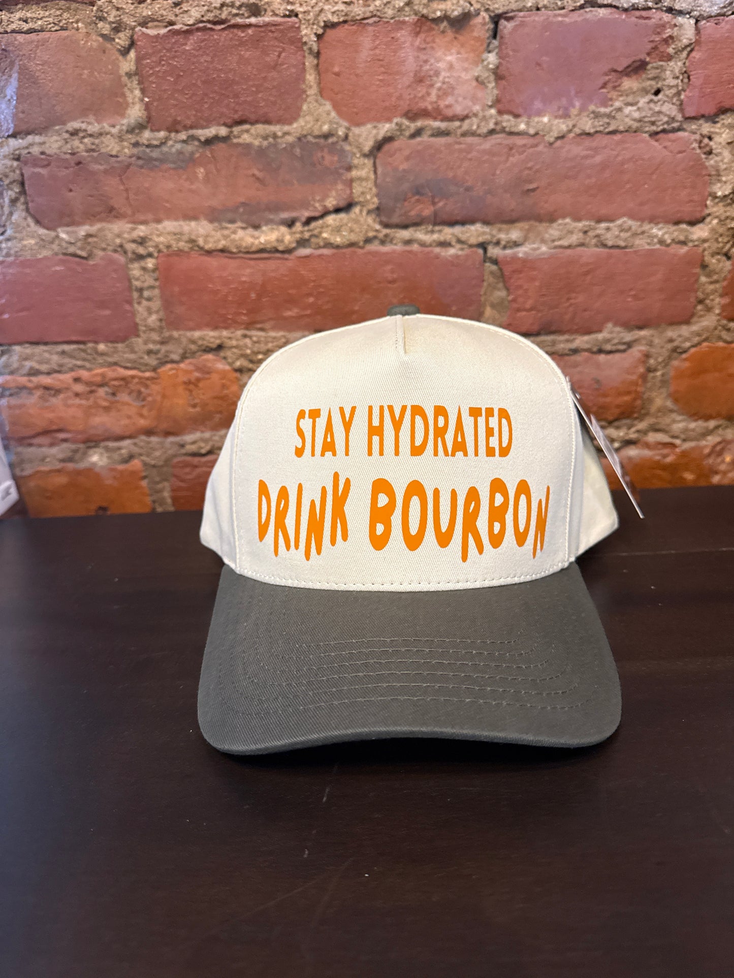 Stay Hydrated, Drink Bourbon - Orange & Green Combo
