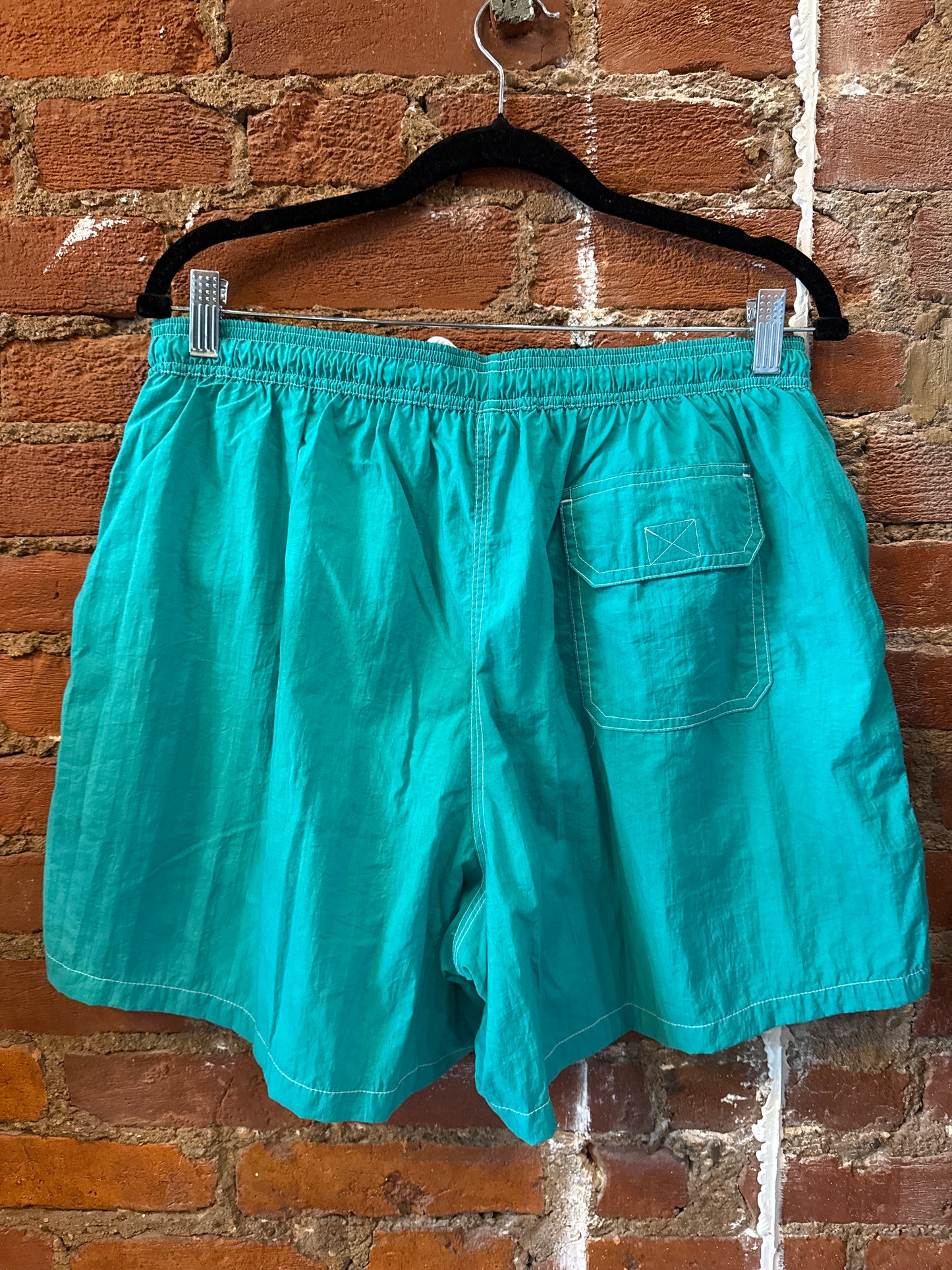 Brooks Brothers Teal Swim Short L