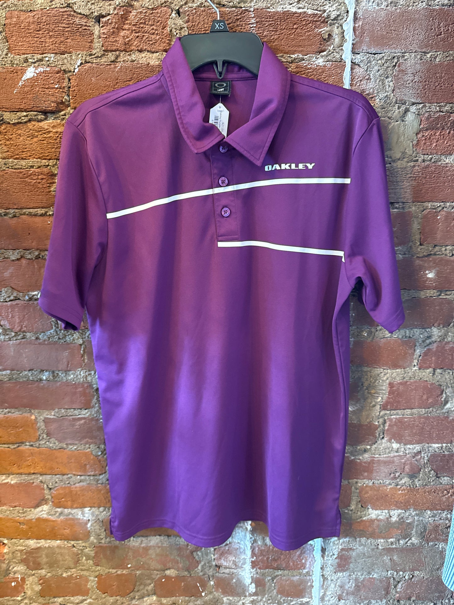 Oakley Purple Golf Polo M