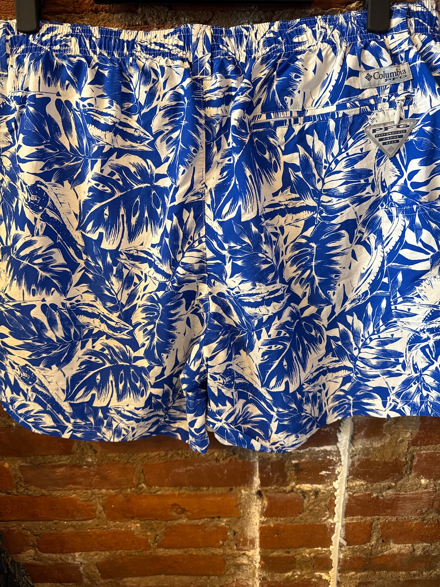 Columbia Blue & White PFG Trunks