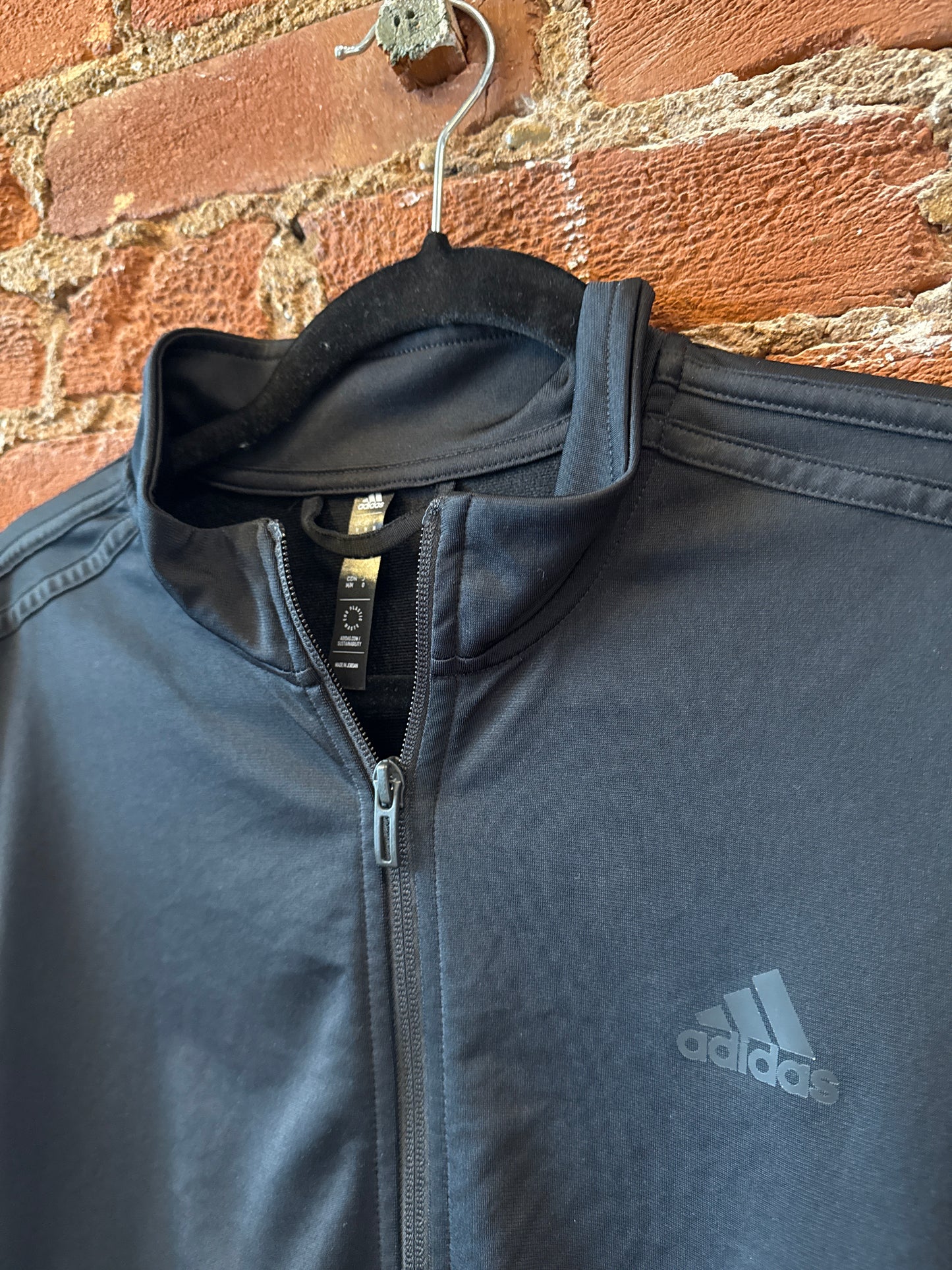 Adidas Black Zip Up