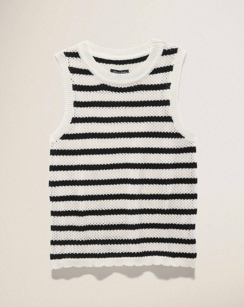 IRIS STRIPE SWEATER TANK