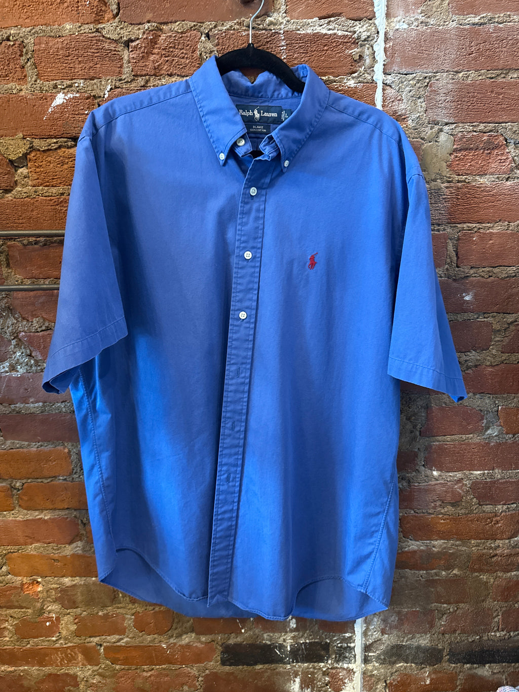 Ralph Lauren Blue SS Button Up