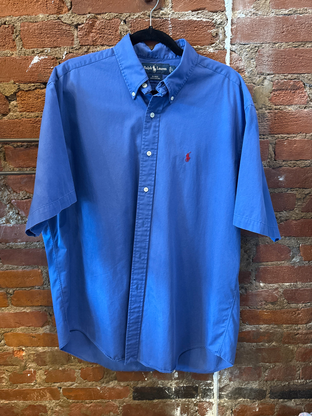 Ralph Lauren Blue SS Button Up