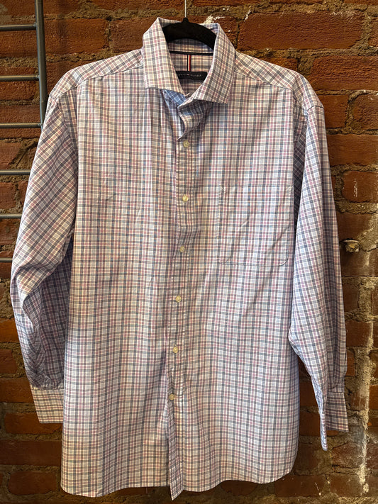 Tommy Hilfiger Pastel Plaid Button Up