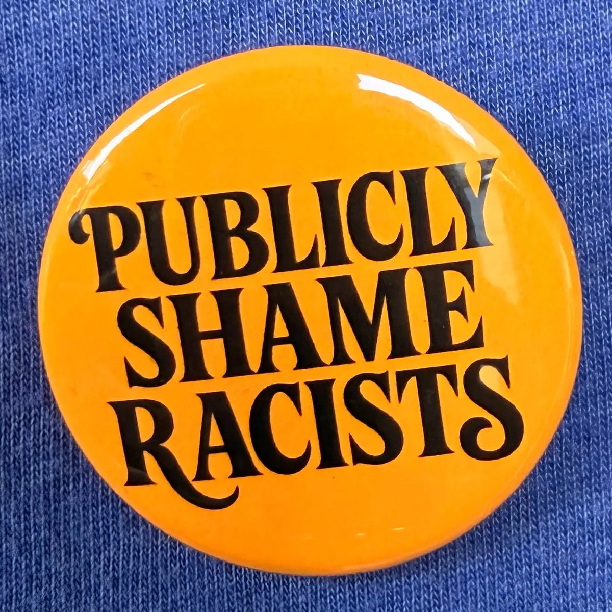 Publicly Shame Racists Button