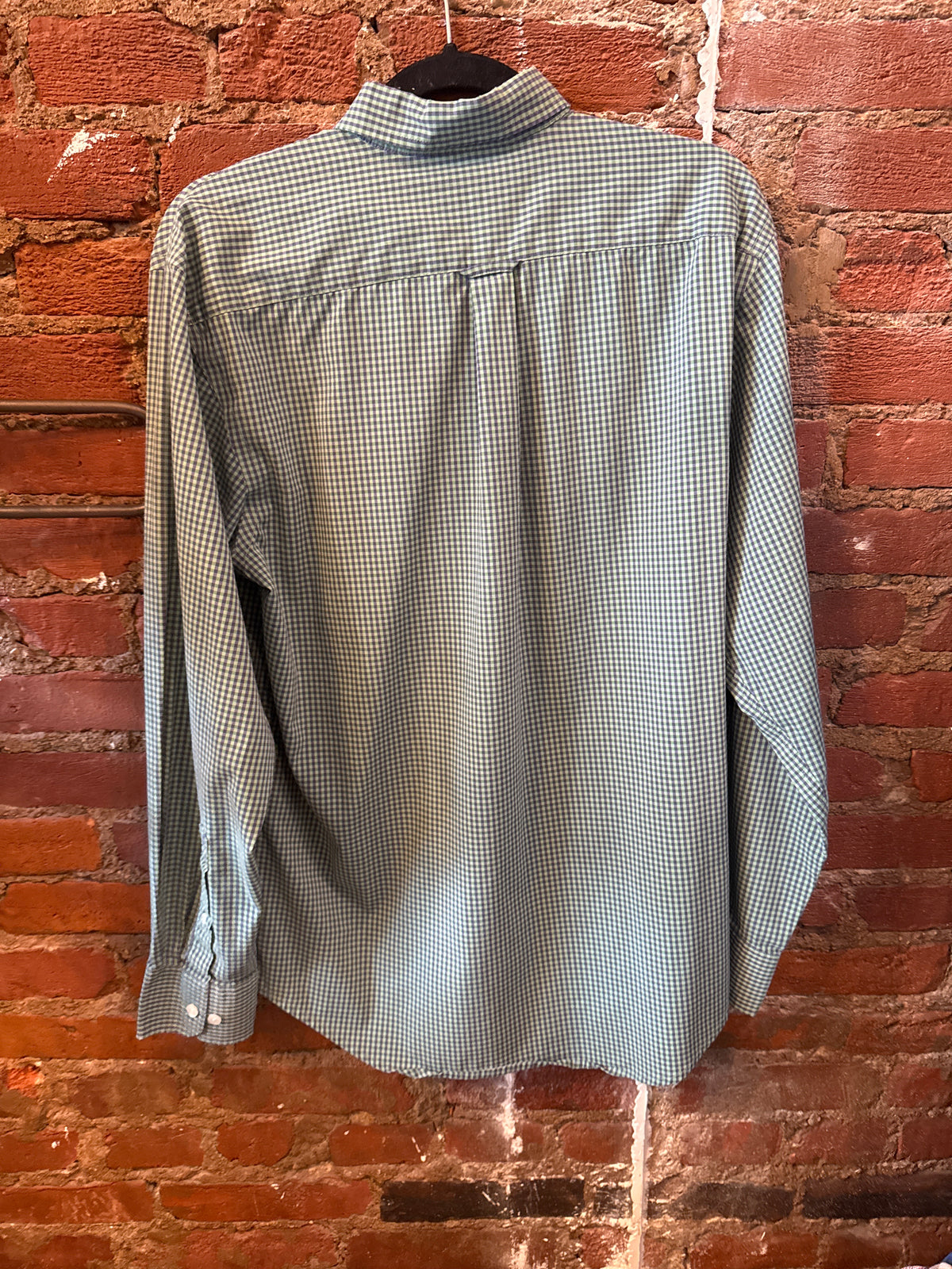 IZOD Purple & Green Plaid LS Shirt