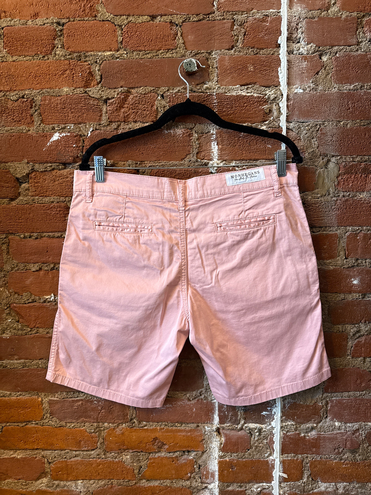 Pink Cotton Chino Shorts