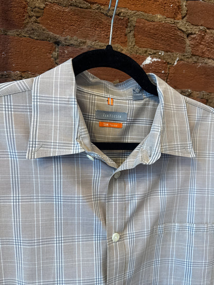 Van Heusen Travel Shirt- Short Sleeve Khaki