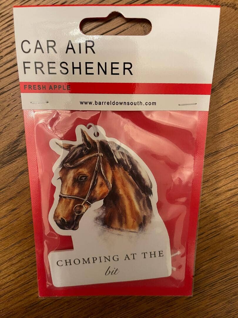 Paxton'sChomping at the Bit Horse Car Air FreshenerGifthorse,horse racing,horse shoes,horses