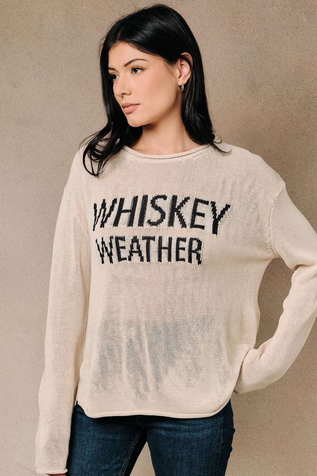 Whiskey Weather Lightweight Knit Sweater