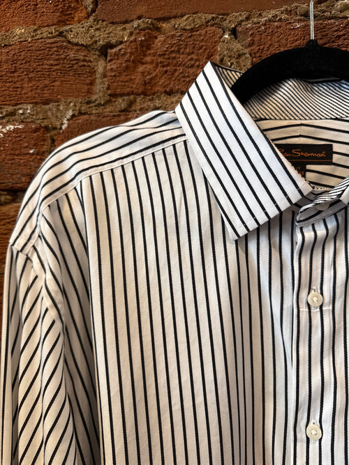 Ben Sherman B&W Striped Button Down