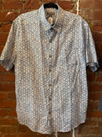 Eddie Bauer SS Blue Button Up