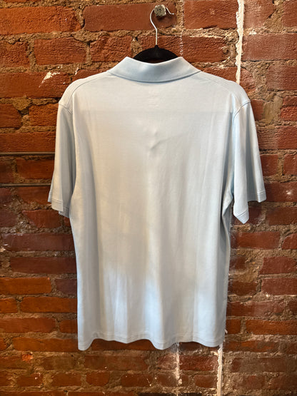 Uniqlo Airism Sky Blue Polo