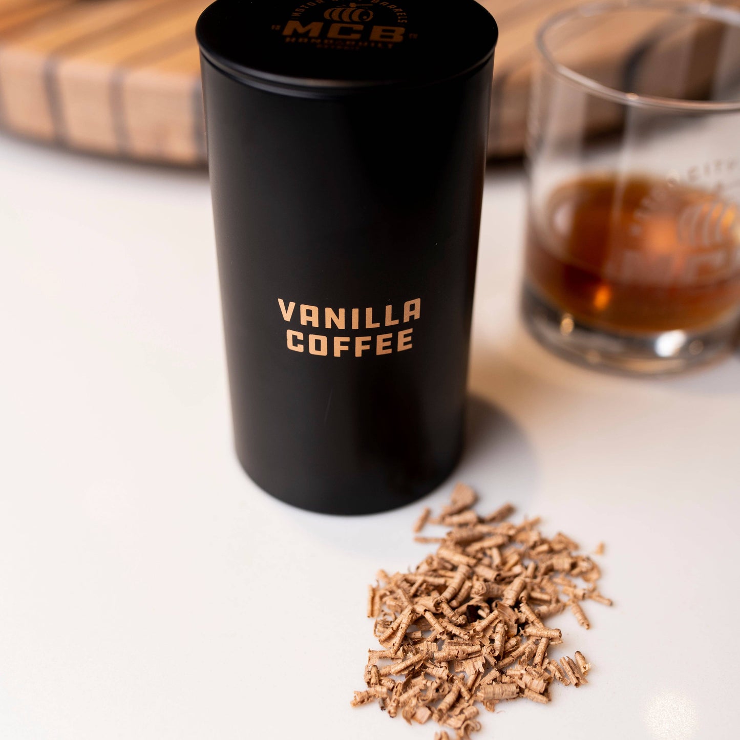Coffee Vanilla Flavor Smoked Cocktail Wood Chips - Large