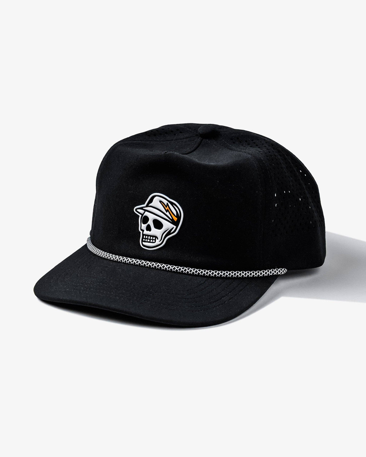 Skull Caddie Performance Rope Hat - Black