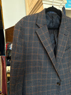 Stafford Navy&Brown Houndstooth Jacket 44R