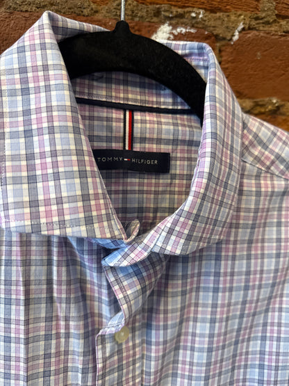 Tommy Hilfiger Pastel Plaid Button Up