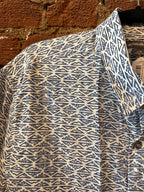 Eddie Bauer SS Blue Button Up