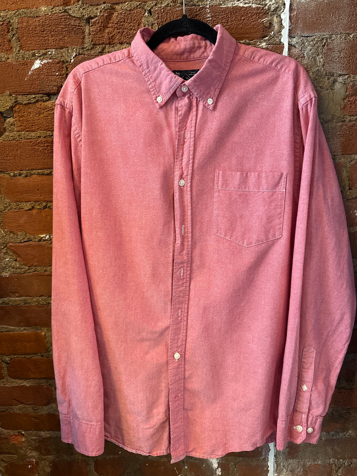 GAP Red Cotton Button Up