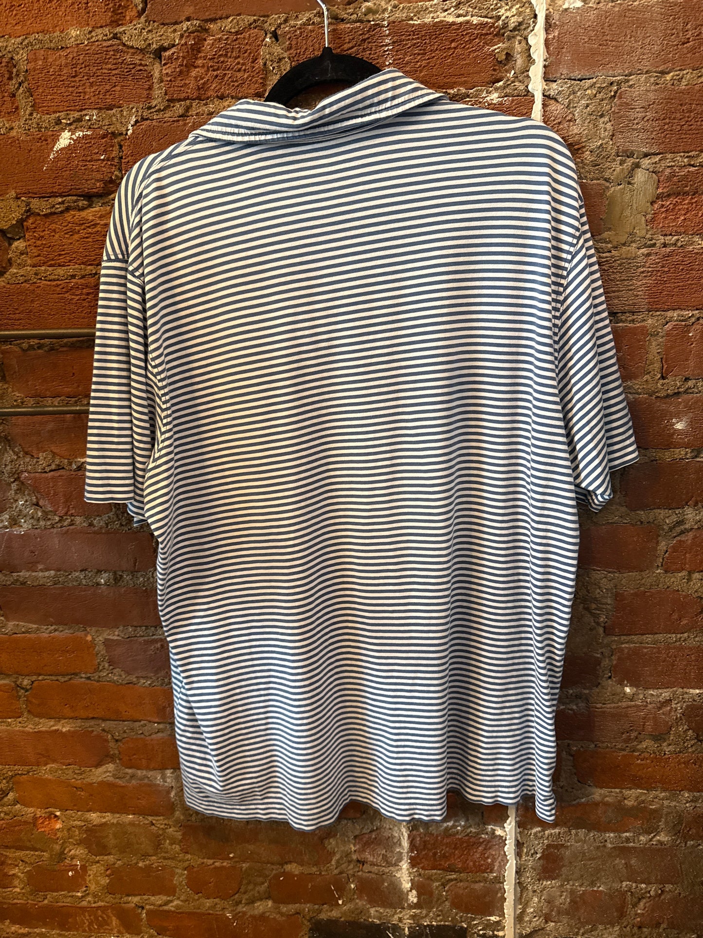 Vineyard Vines Blue Striped Polo