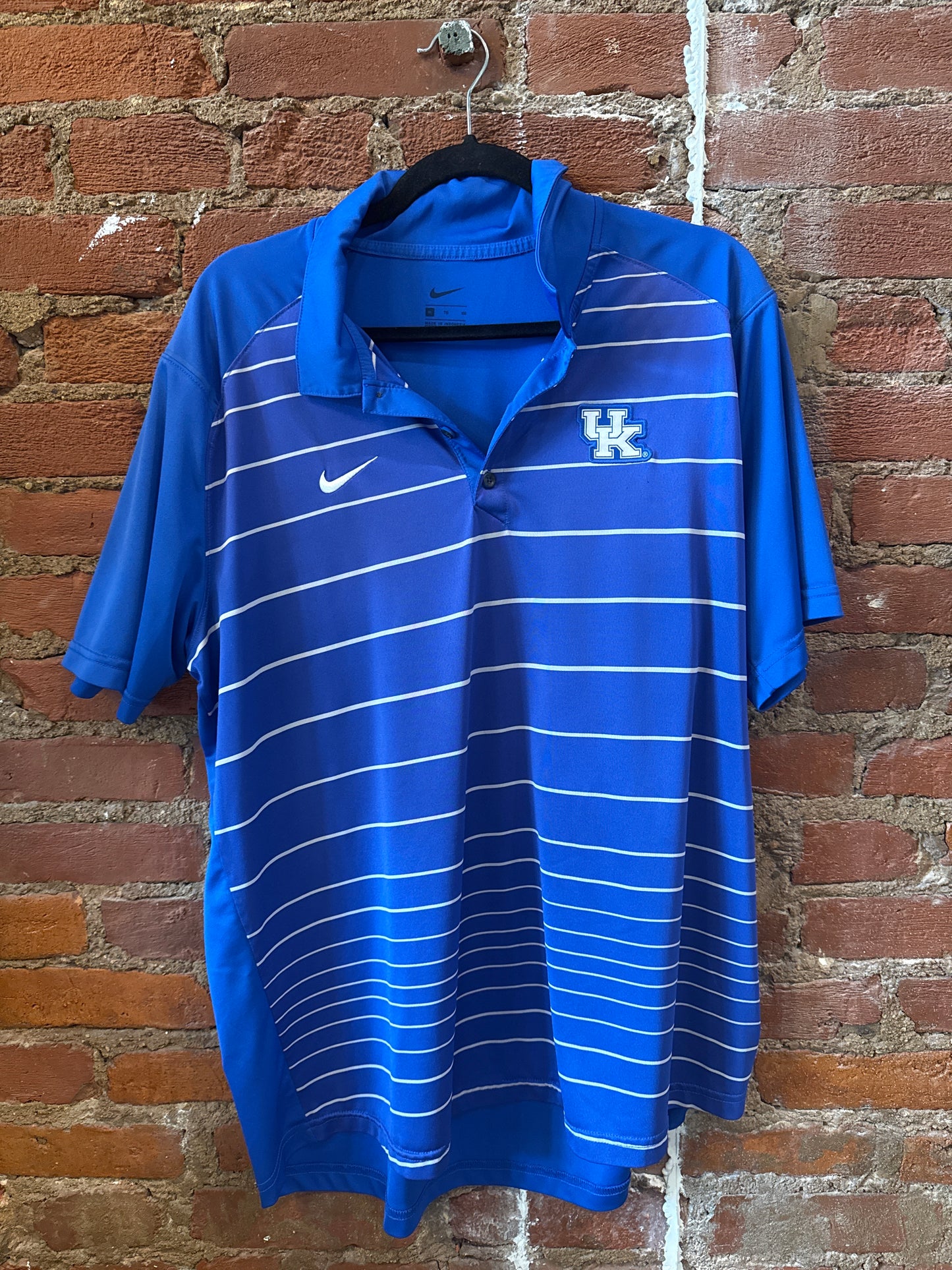 Blue UK Striped Polo
