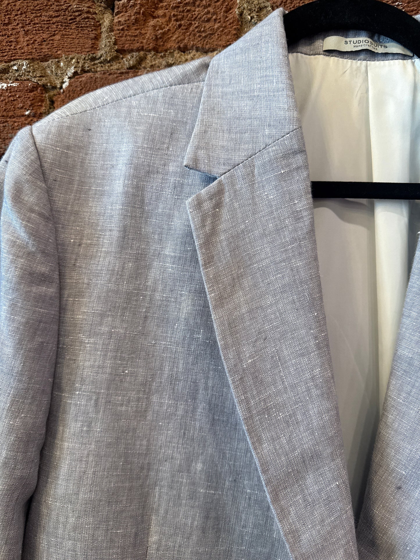 SS Grey Linen Jacket 44S