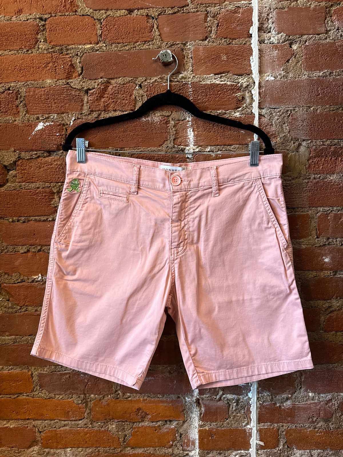 Pink Cotton Chino Shorts