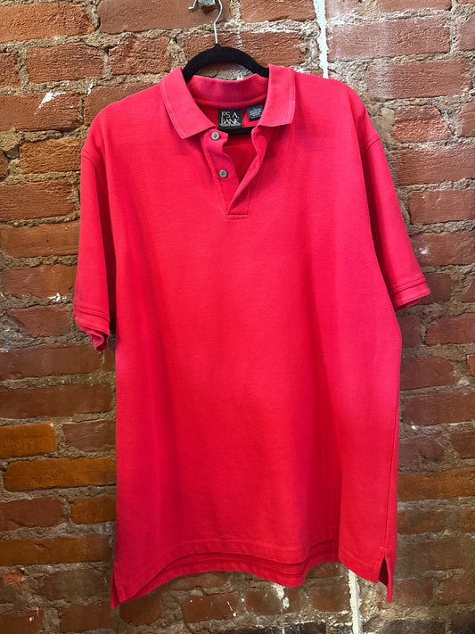 Jos.A Red Polo