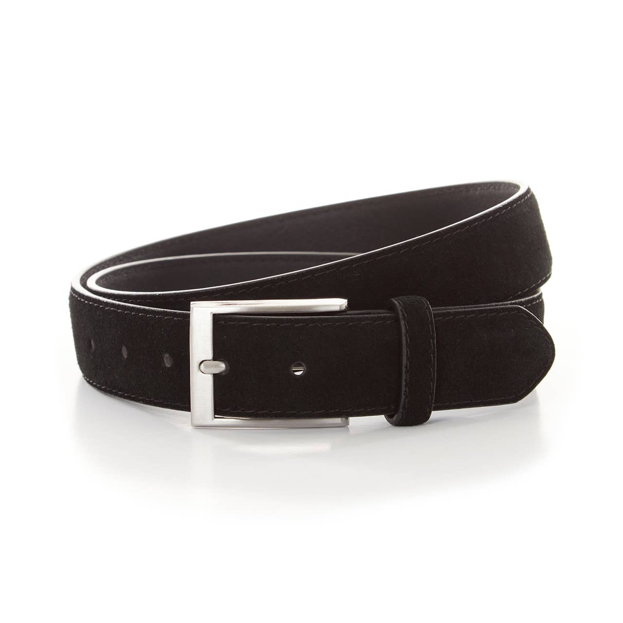 Paxton'sRemy Suede Leather 3.5 CM Belt BlackBeltAccessories,belt