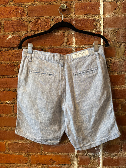Linen Slim Fit Shorts