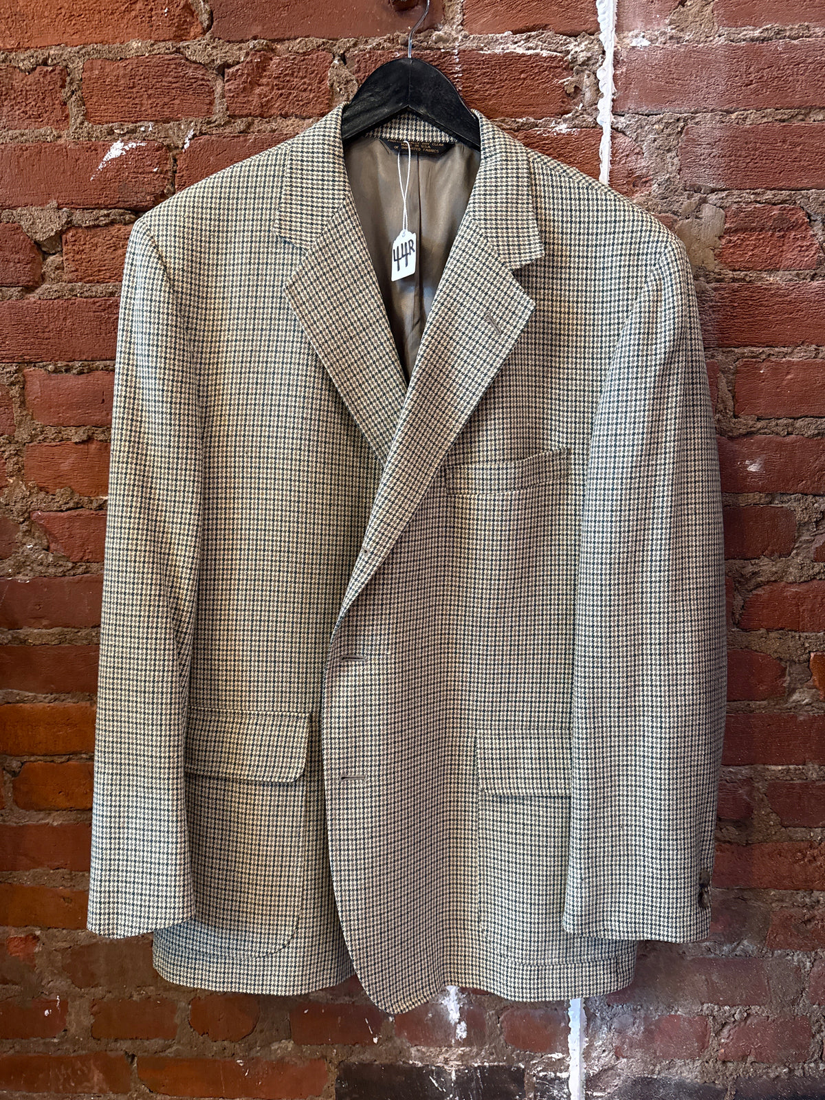 Huntington Green Houndstooth Jacket 44R