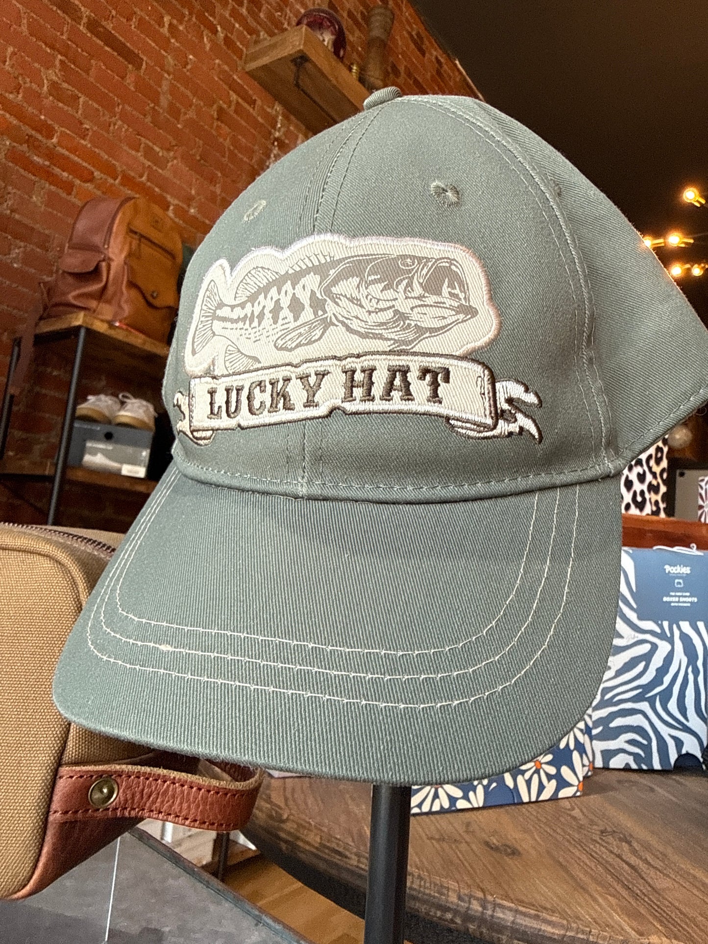 Lucky Bass Hat - Olive