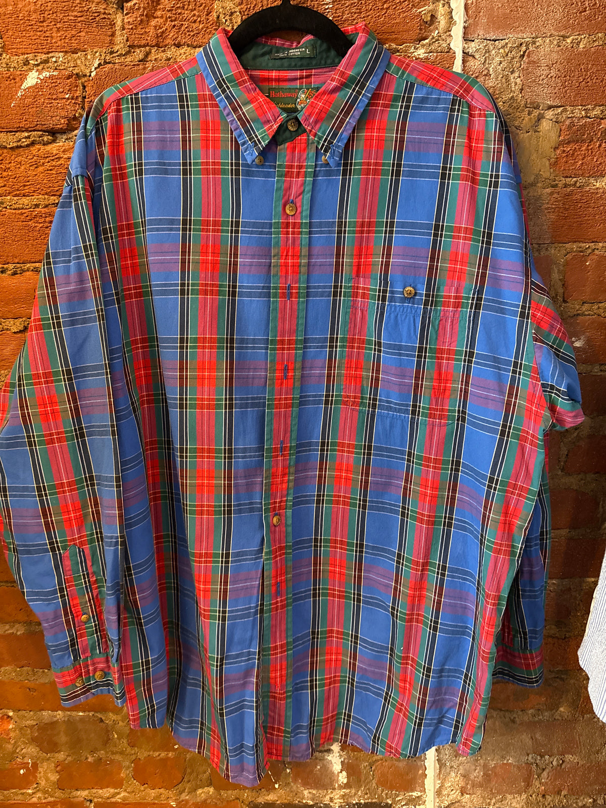 Hathaway Plaid LS Button Up