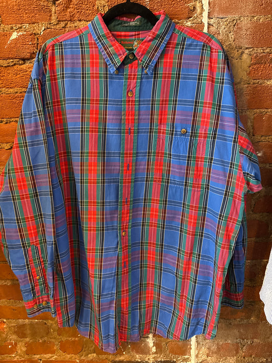 Hathaway Plaid LS Button Up