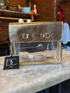 Gold & Clear Handbag