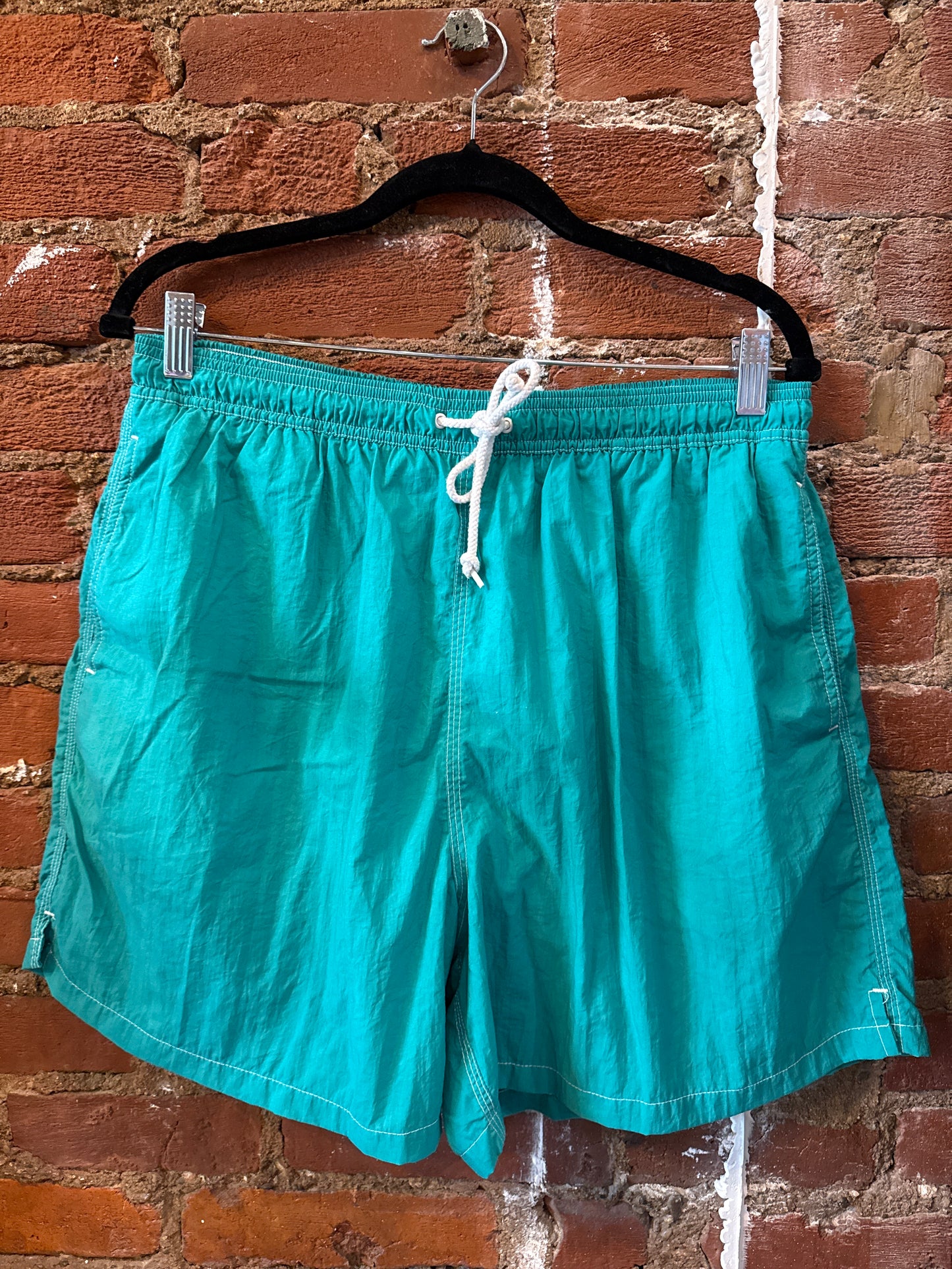 Brooks Brothers Teal Swim Short L