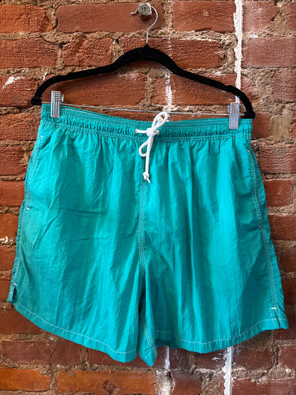 Brooks Brothers Teal Swim Short L