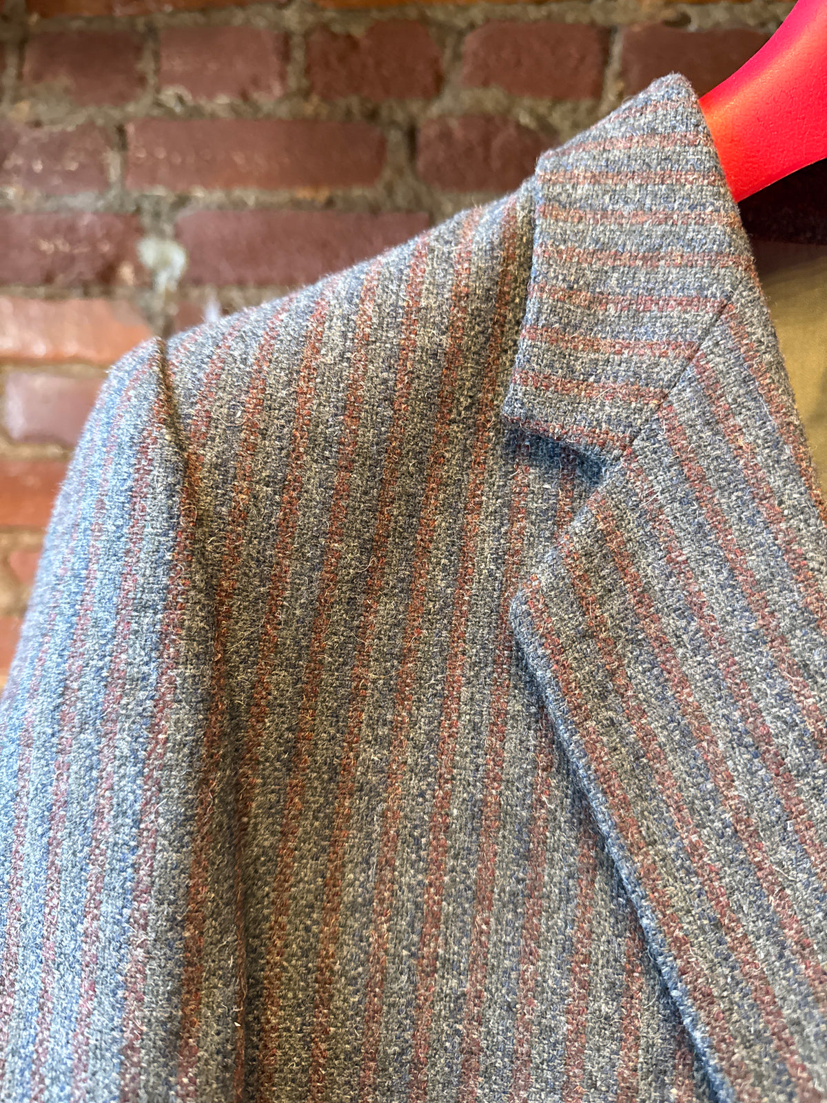 Four Forty Grey Striped Jacket 40R