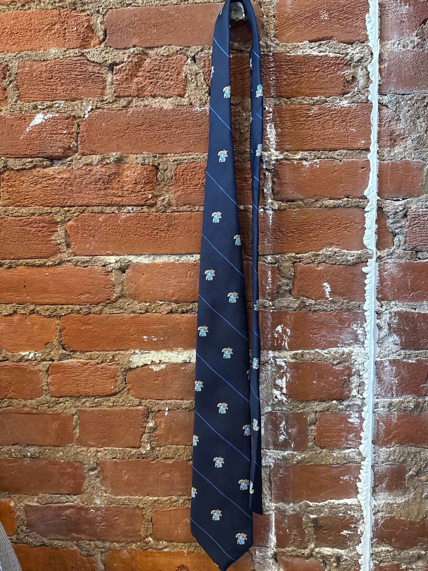 Kentucky Wildcats Navy Tie