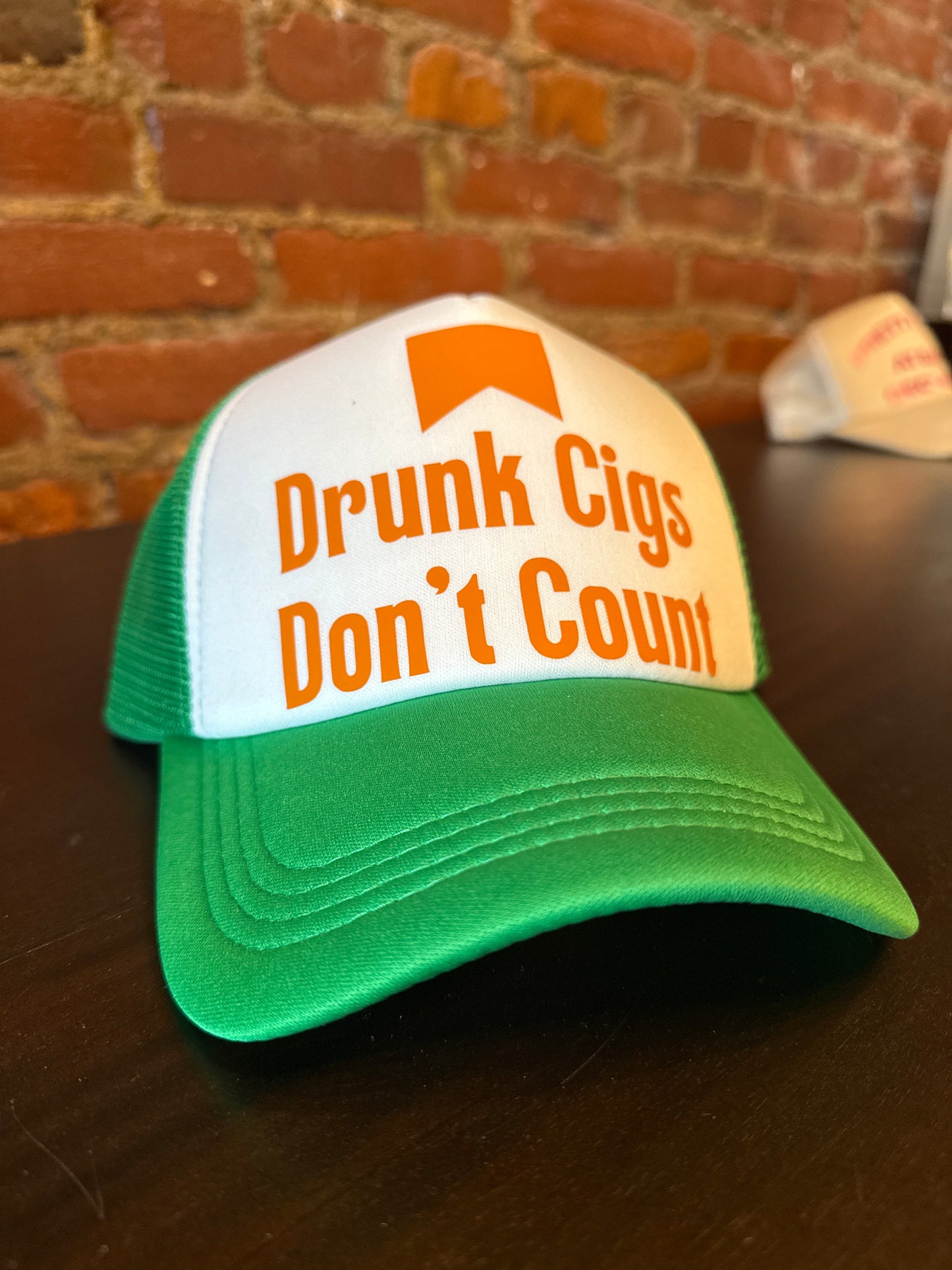 Drunk Cigs Don't Count Trucker Hat