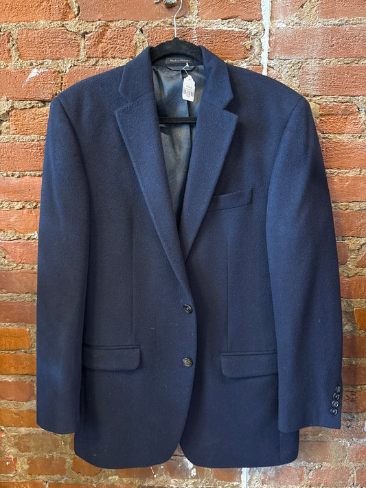 Ralph Lauren Navy Wool Blazer 40L
