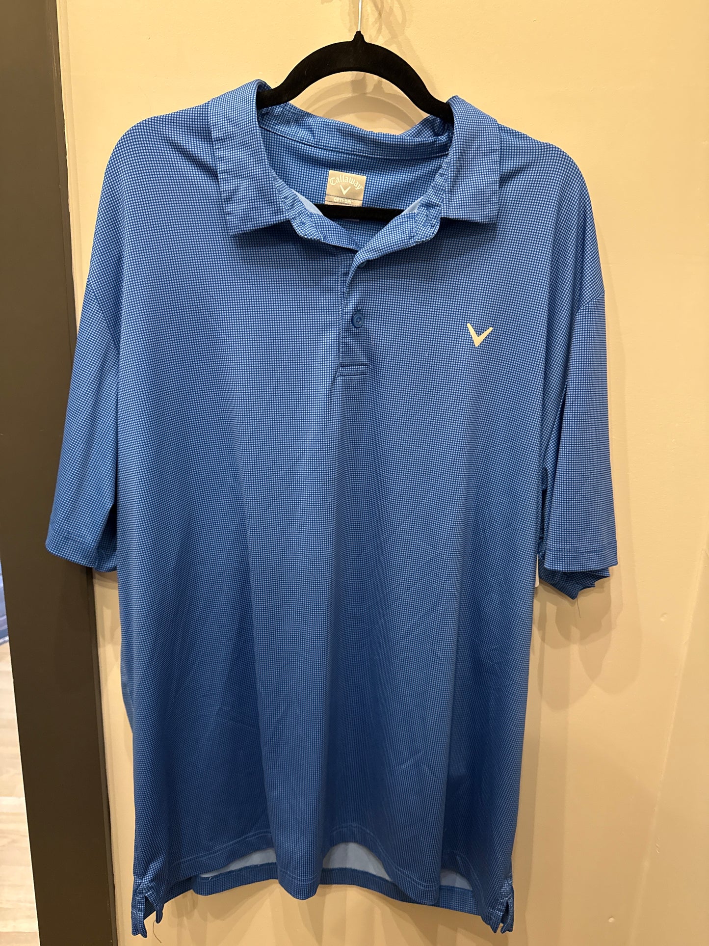 Blue Callaway Squares Polo