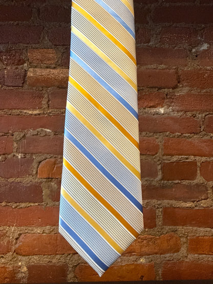Yellow/Blue Striped Tie
